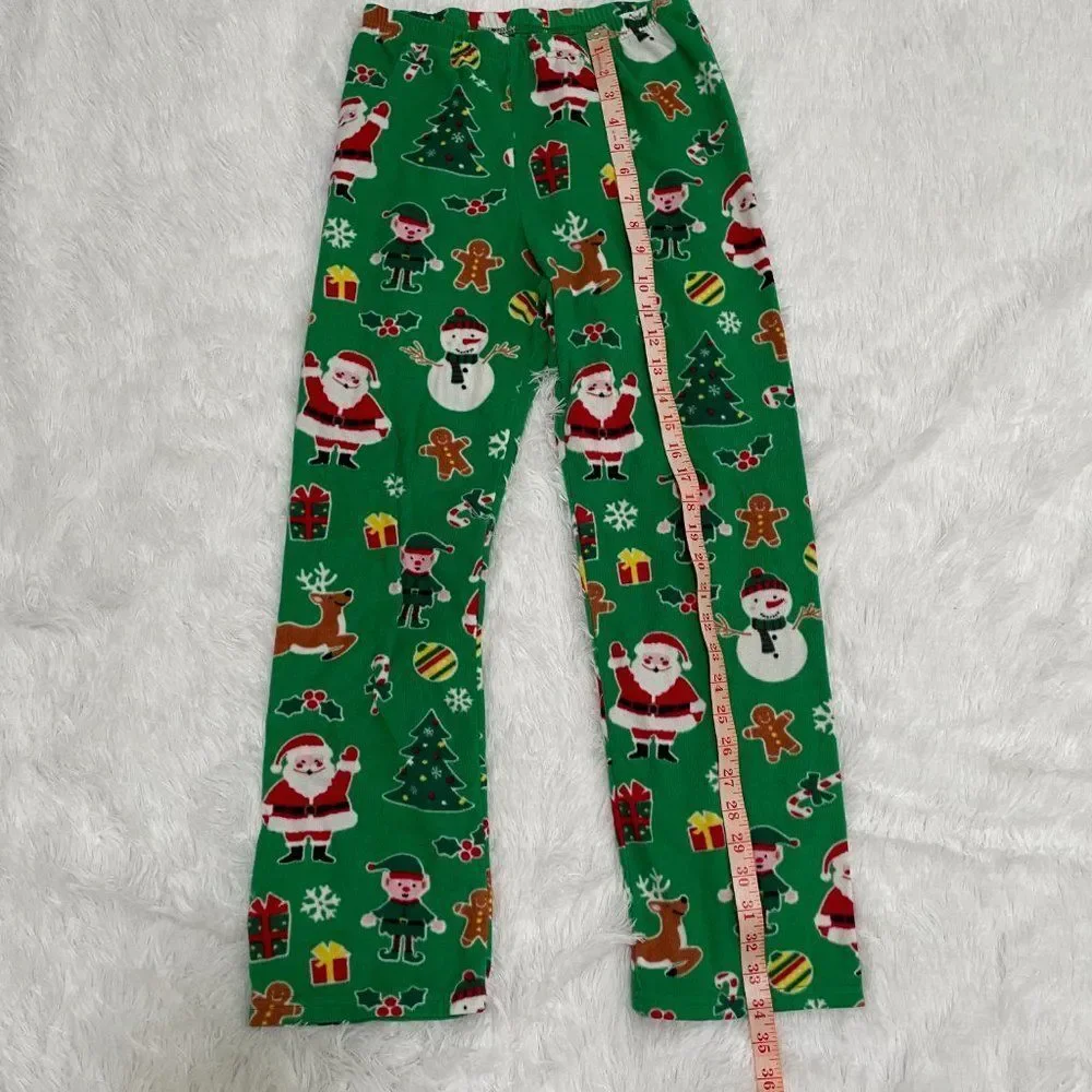 3/$12 The Children's Place Green Christmas Pants
